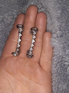 Silver Plated Rhodium Heart Blinged Out Grill For Your Teeth